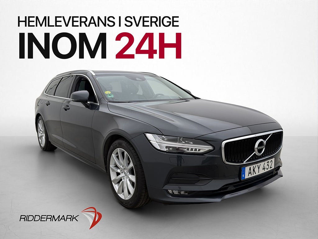 Volvo V90 D3 Momentum Drag D-Värmare VOC Carplay Halvskinn