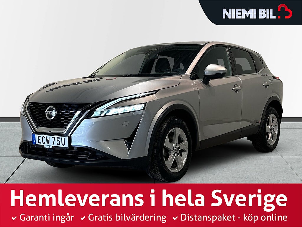 Nissan Qashqai 1.3 DIG-T MHEV HuD 360° GPS Rattvärme Mvärm SoV
