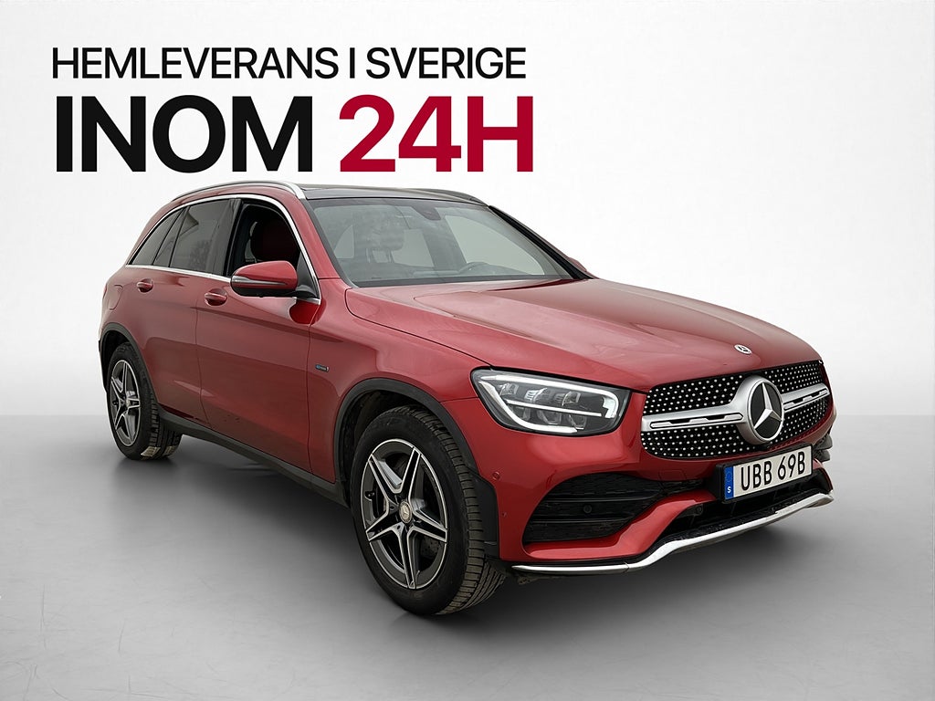 Mercedes-Benz GLC 300 e 4M AMG Pano AirMatic 360° Skinn Drag