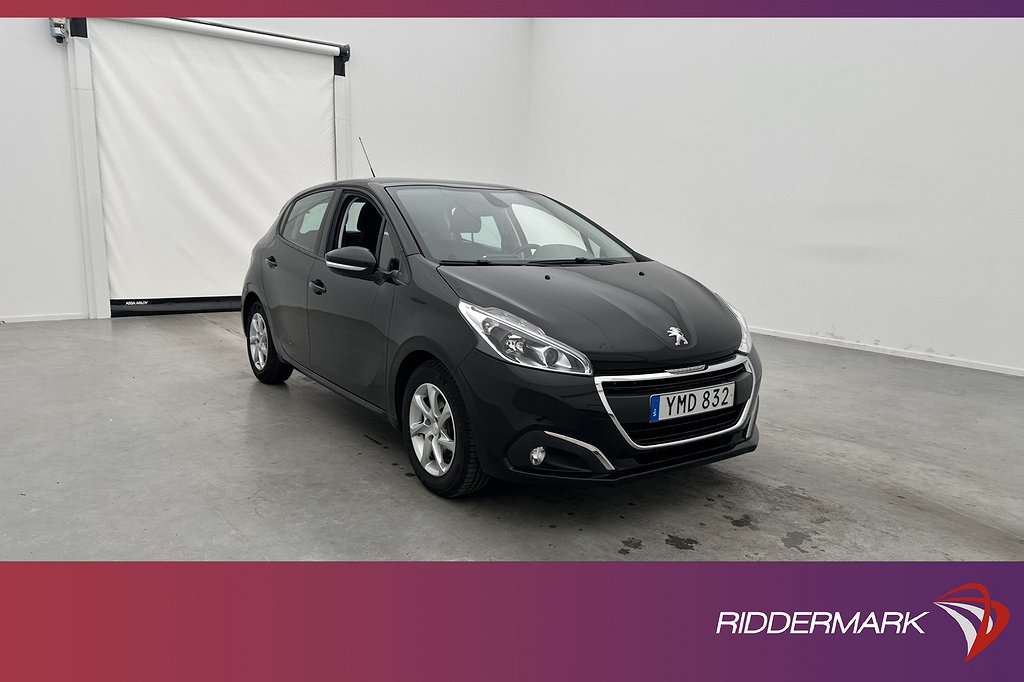 Peugeot 208 VTi 82hk Farthållare Isofix Välservad 0.42L/mil