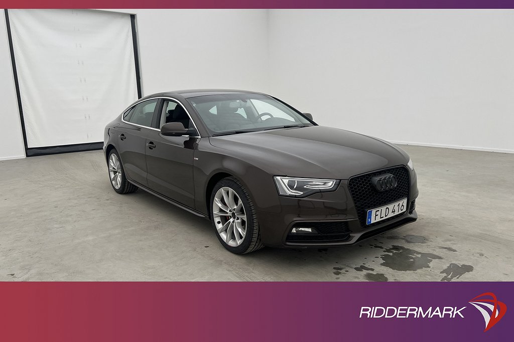 Audi A5 Sportback 2.0 TFSI Q S-Line Värm Skinn Drag 230hk