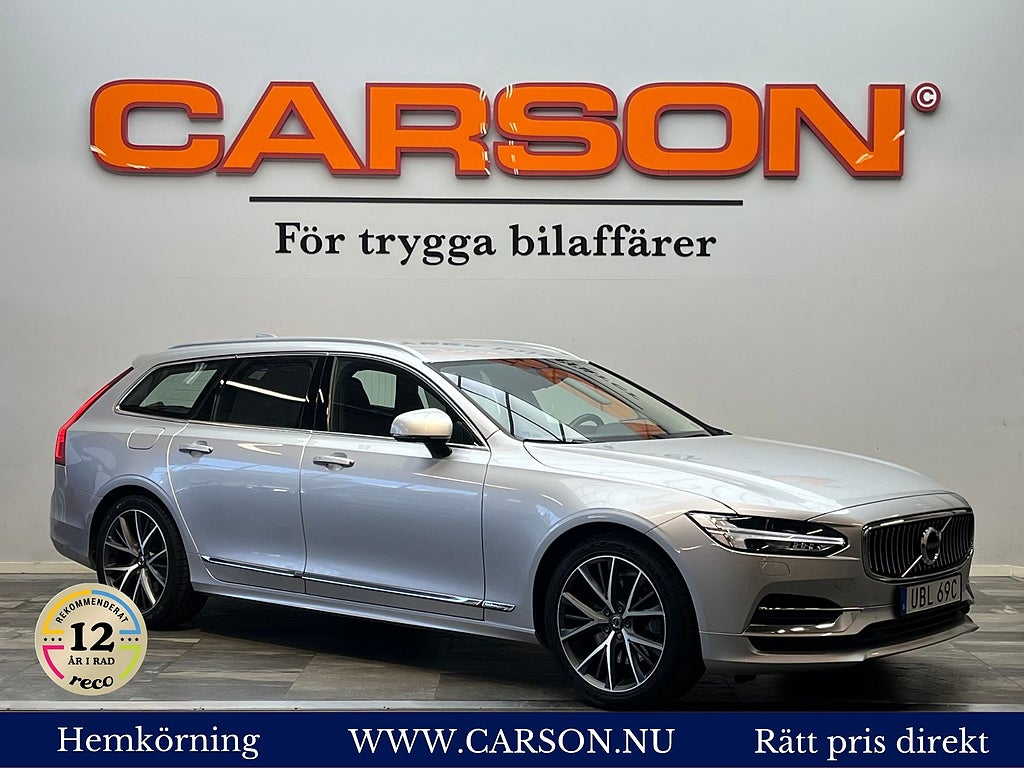 Volvo V90 4,99% Recharge T8 AWD Inscription Orrefors Apple Värmar