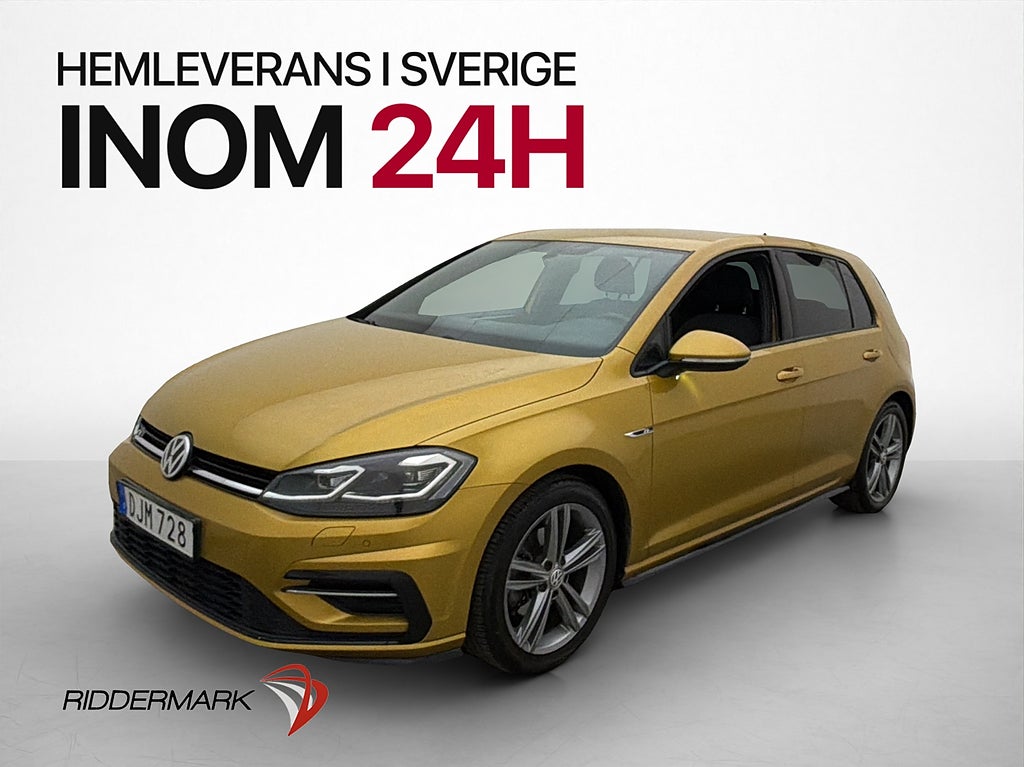 Volkswagen Golf TSI 150hk R-Line Sensorer CarPlay Alcantara