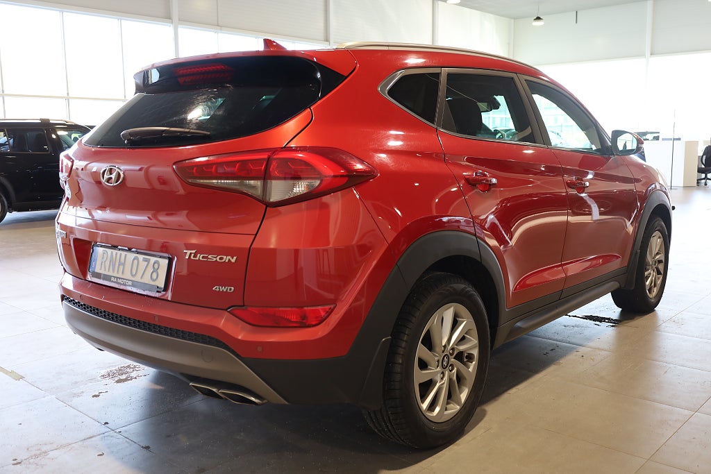 Hyundai Tucson 1.6 T-GDI AWD Premium Navi Kamera Blåtand Fullservad