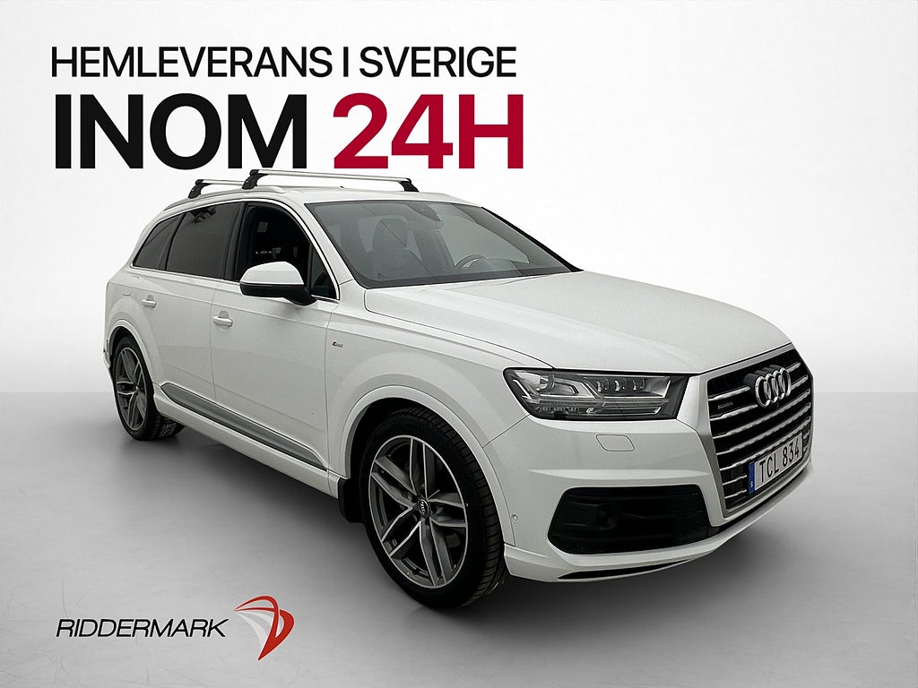 Audi Q7 50 TDI Q S Line Cockpit BOSE 360° Skinn Luftfjädring