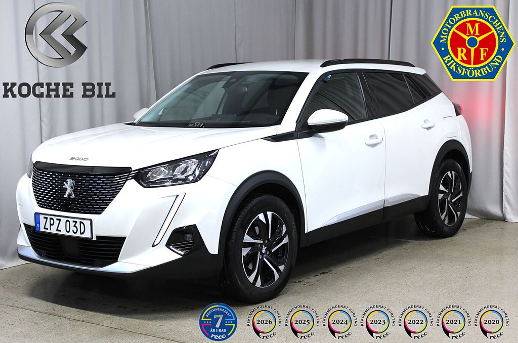 Peugeot 2008 1.2 PureTech 130 EAT, S&V-hjul, B-Kam, M&K-värmare