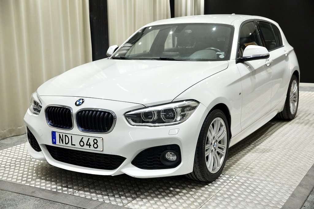 BMW 118I M Sport 6200-mil En-ägare Fullservad LED Nyskick