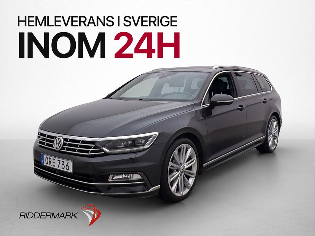 Volkswagen Passat GTR 280hk R-Line Dynaudio Drag Skinn 360°