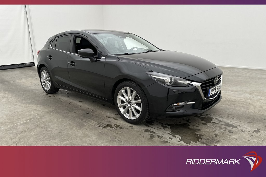 Mazda 3 Sport 2.0 165hk Optimum BOSE HUD Kamera Skinn