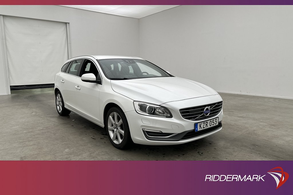 Volvo V60 D4 Summum VOC Värmare Skinn Adaptiv Sensorer BLIS