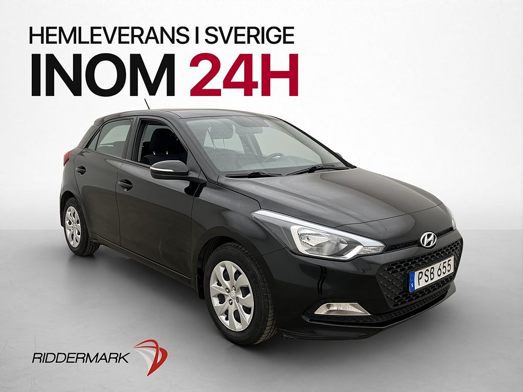 Hyundai i20 1.4 101hk Premium Bluetooth Rattvärme 0.62 l/mil