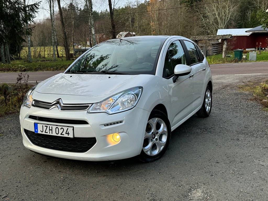 Citroën C3 1.2 VTi S&V Hjul, Årsskatt 360kr, End 12000 Mil. 