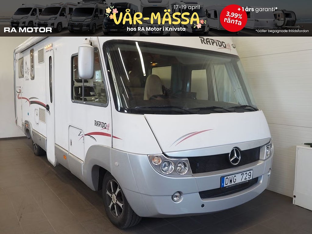 Rapido M996 Mercedes Benz I Aut I 150hk I Långbäddar