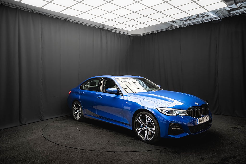 BMW 330e M Sport PANO LASER LÄDER DRAG 360 H/K HUD ELSTOL 1ÄGARE
