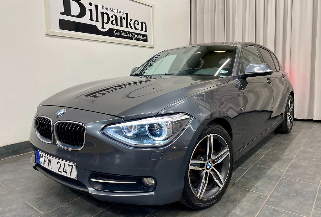 BMW 118 d 5-dörrars Sport line Euro 5 143hk / TAKLUCKA