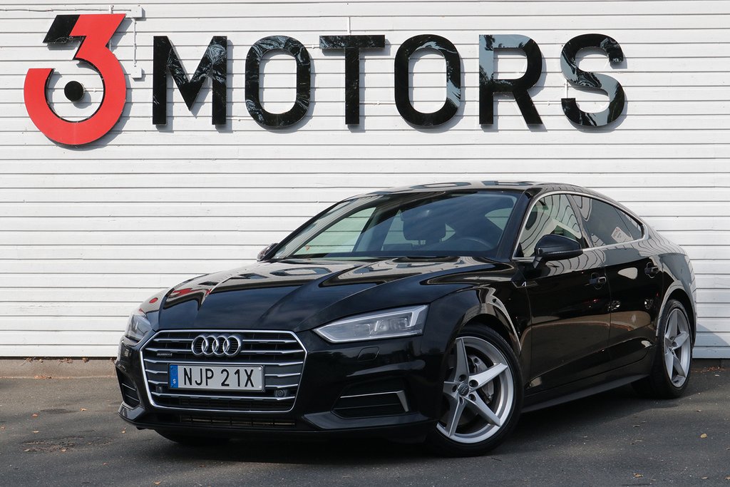 Audi A5 Sportback 45 TFSI quattro S tronic Nybesiktigad