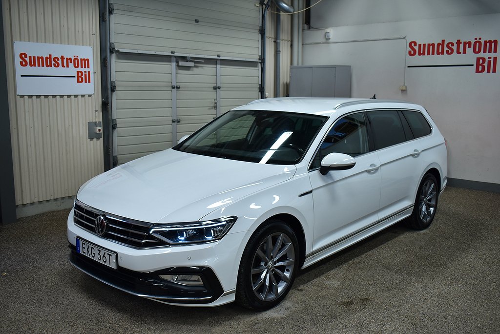 Volkswagen Passat 2.0 TDI 190Hk 4M R-line Drag/Värmare/Kamera DSG Kombi