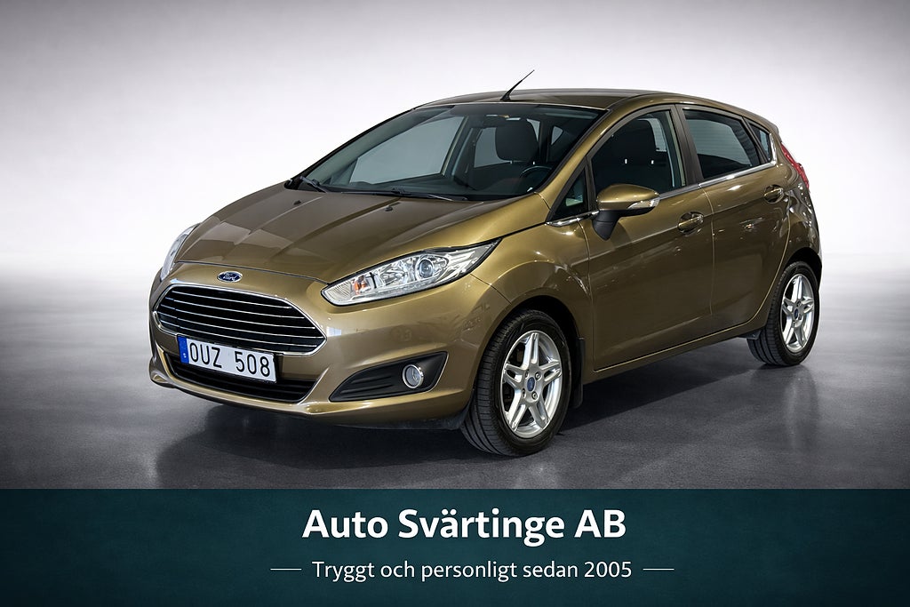 Ford Fiesta 5-dörrar 1.25 Titanium Euro 5 (lågmil, Motorvärmare)