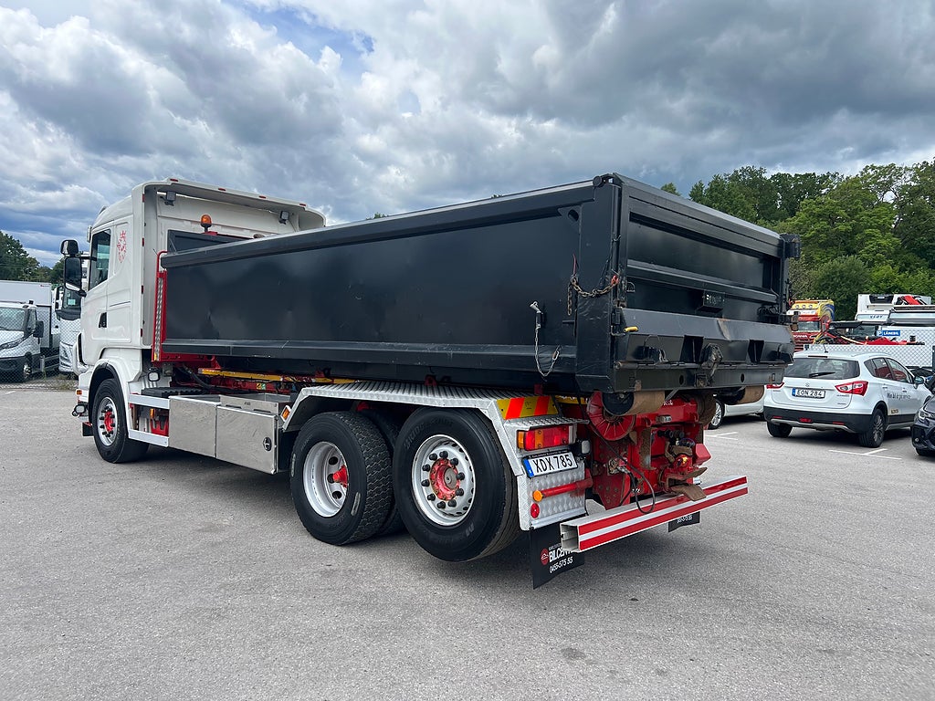 Scania R500 V8 6x2*4 Manuell Växellåda, Lastväxlare inkl flak