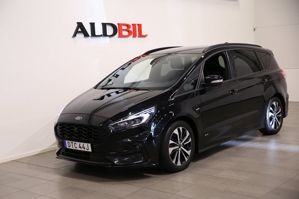 Ford S-Max 190hk AWD ST-Line Aut / Pluspkt / Värmare / Backkamera / Navi