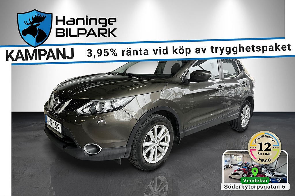 Nissan Qashqai 1.6 dCi 130hk DPF XTRONIC /VÄRMARE /DRAG /fr 3,95%