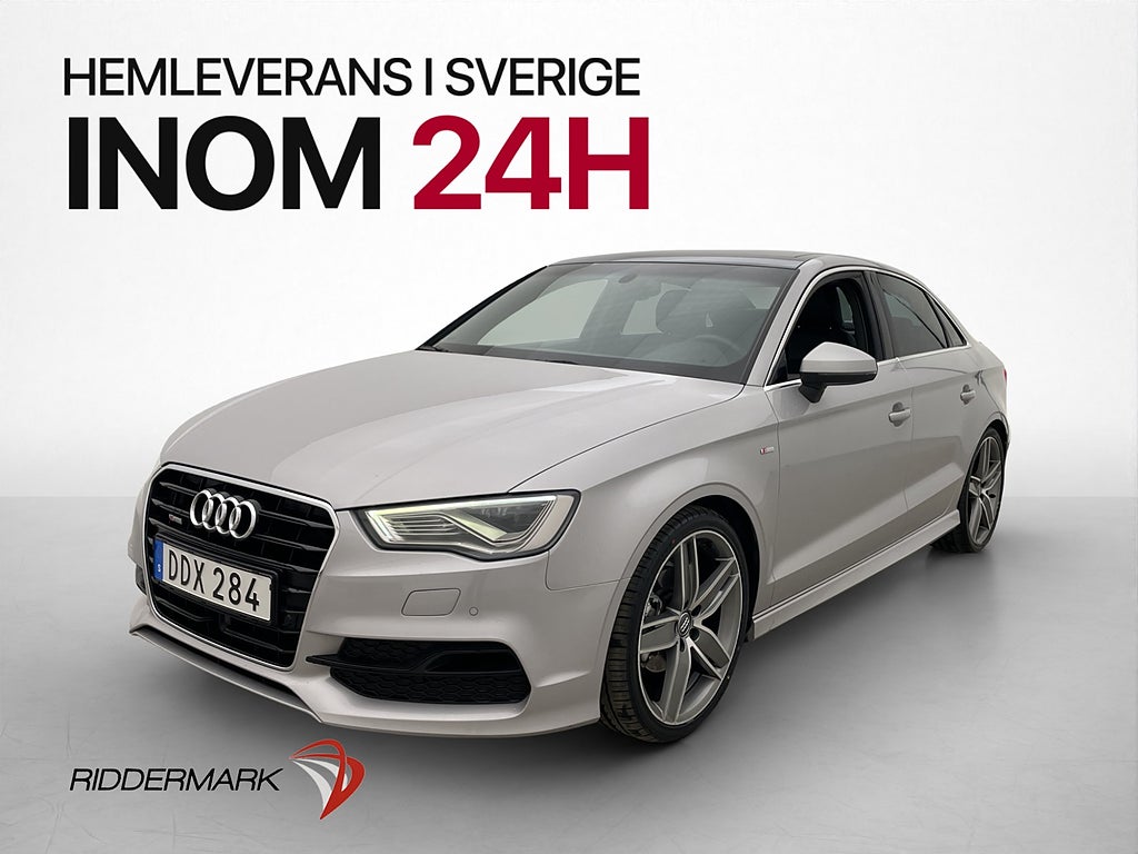 Audi A3 2.0 TDI S-Line Taklucka Adapt-fart Navi P-Sensorer