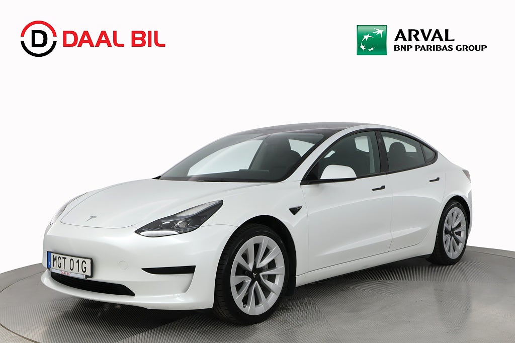 Tesla Model 3 STANDARD RANGE 283HK PANORAMA B-KAMERA NFC VÄRMARE 