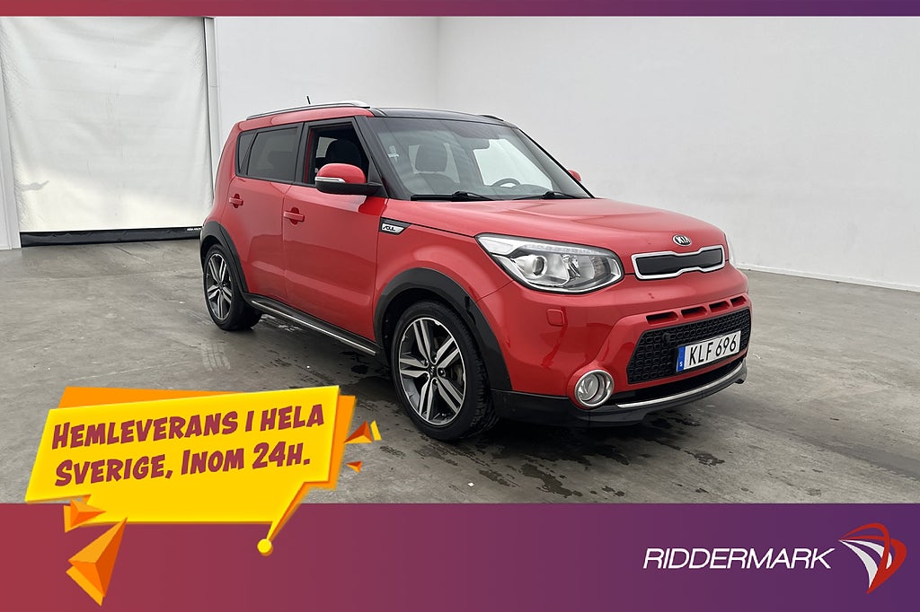 Kia Soul 1.6 GDI 132hk GLS Pano Skinn Kamera Rattvärme