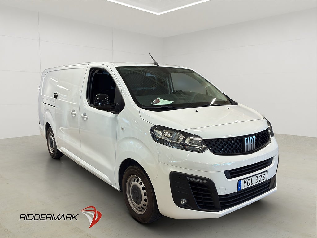 Fiat E-Scudo L3 136hk 3-Sits CarPlay Navi Farthållare MOMS