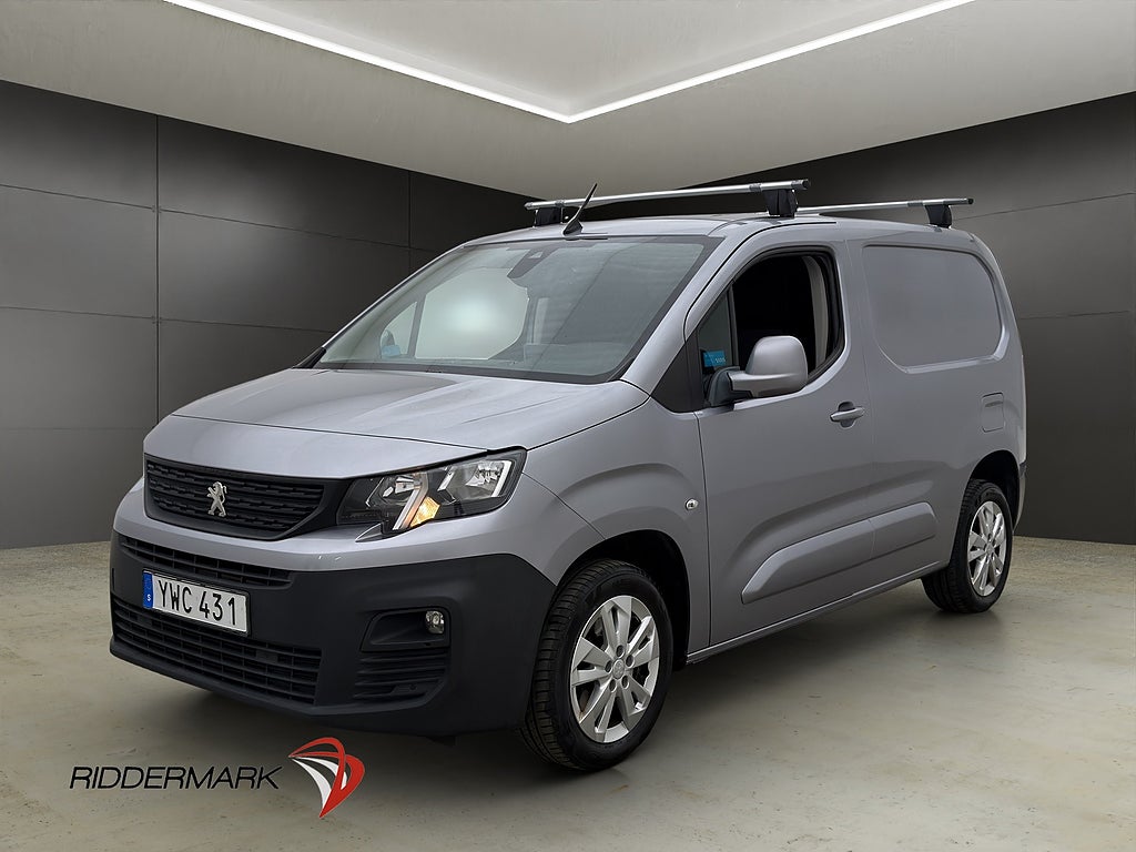 Peugeot Partner 1.5HDi Värmare Drag 3-Sits B-Kamera Takräcke