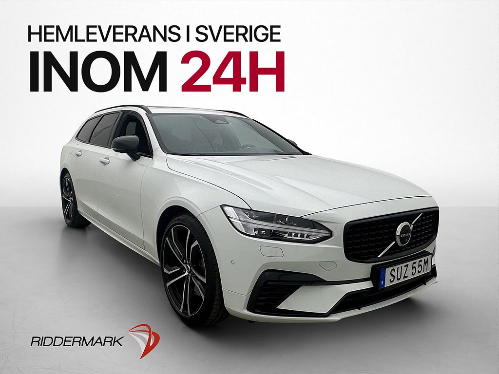 Volvo V90 T8 AWD R Design Värmare Pano B&W HUD 360° Drag