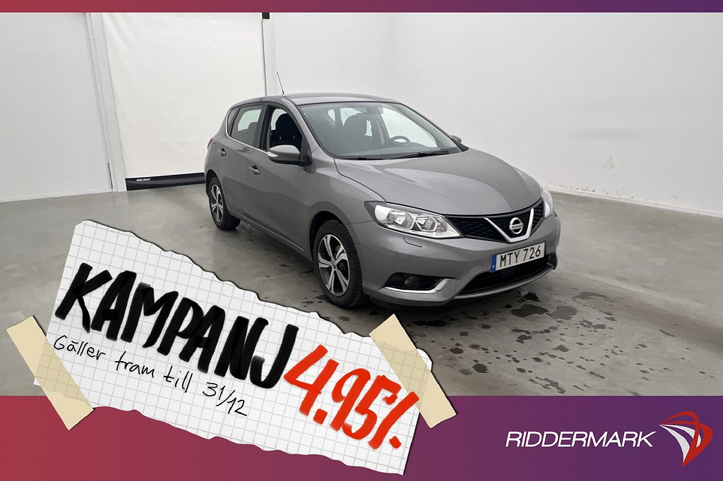 Nissan Pulsar 1.2 DIG-T 115hk M-Värm Farthåll 4,95% Ränta