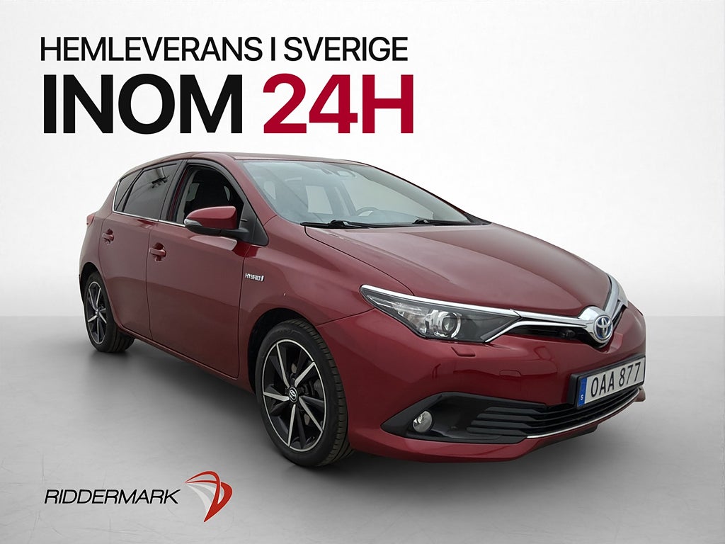 Toyota Auris Hybrid 136hk Intense Edition Värmare Kamera