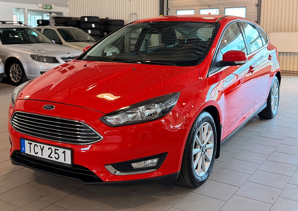 Ford Focus 1.0 EcoBoost Titanium Euro 6 SoV, Ny servad TOP SKICK