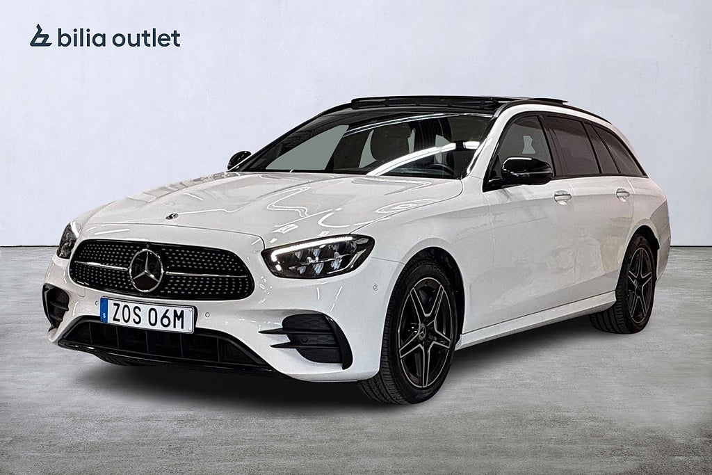 Mercedes-Benz E 300 T de AMG 306hk Panorama Navi Drag Minnespkt 360°