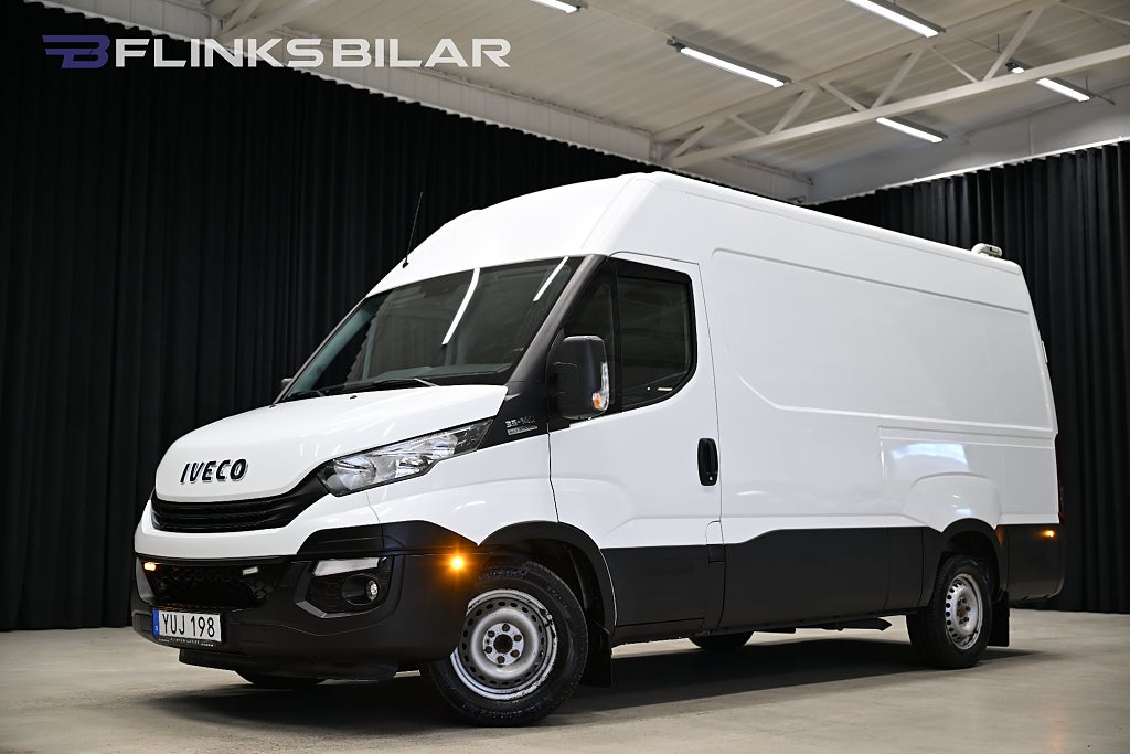Iveco Daily 136HK Automat|L3H2|Webasto|3.5ton-drag|Backkamera|Moms