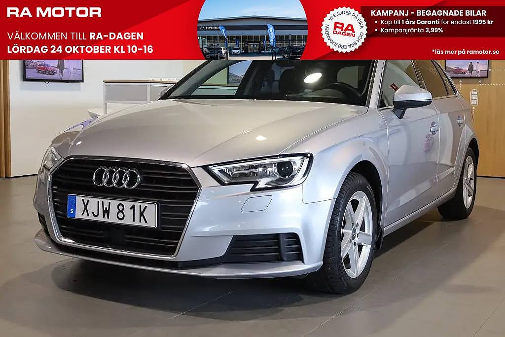Audi A3 Sportback 35 TFSI S Tronic Proline Navi Blåtand 2019