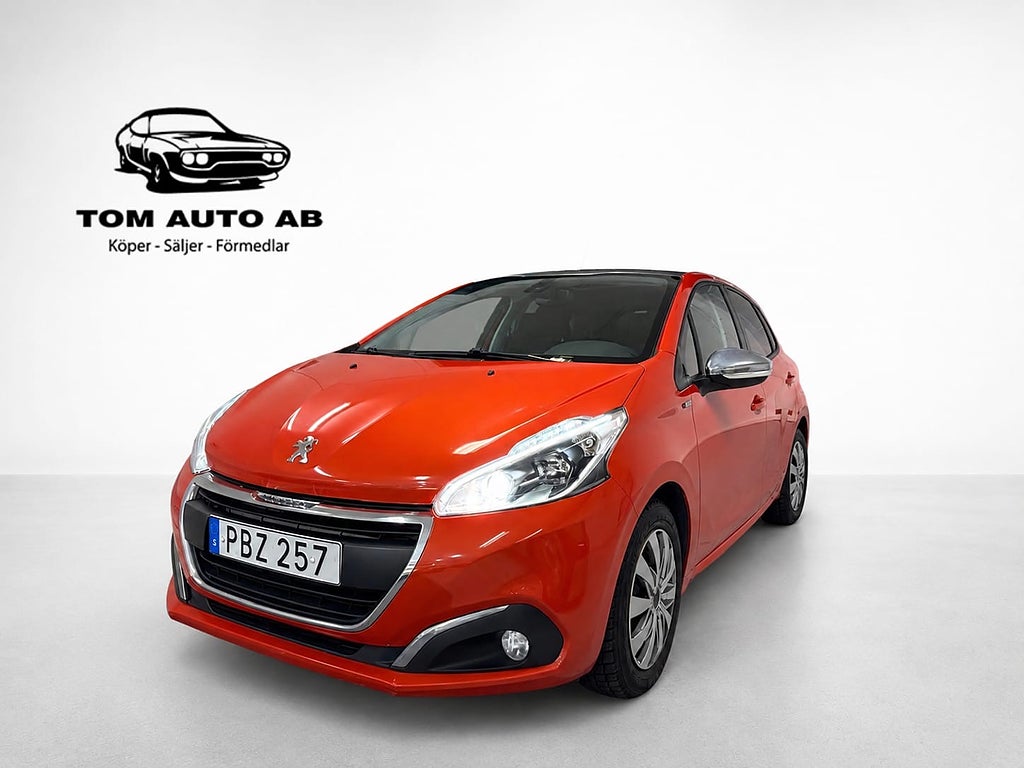 Peugeot 208 5-dörrar 1.2 PureTech 82 Snål körning Panorama 