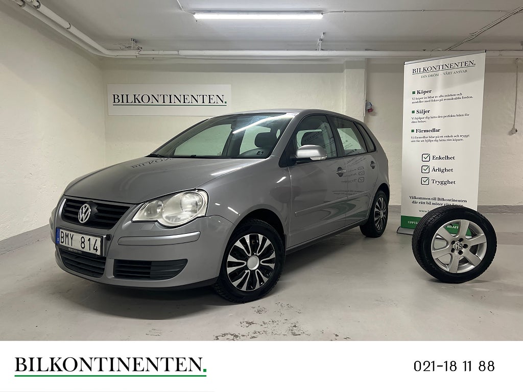 Volkswagen Polo 1.4 Comfortline Motorvärmare LÅGMIL S&V-Hjul