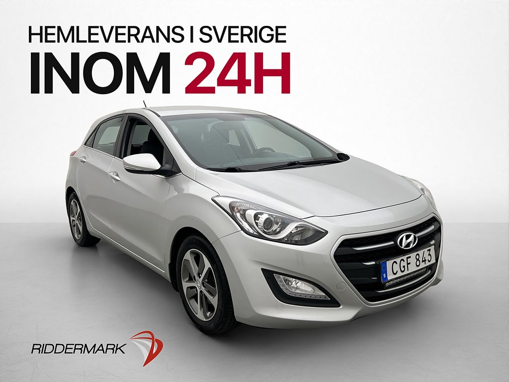Hyundai i30 1.6 GDI 135hk Comfort P-Sensorer Farthållare