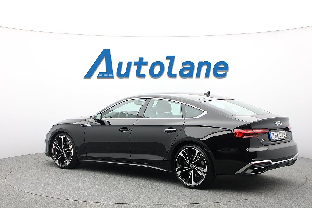Audi A5 Sportback 45 TFSI quattro, S line, Matrix, 20" 265hk