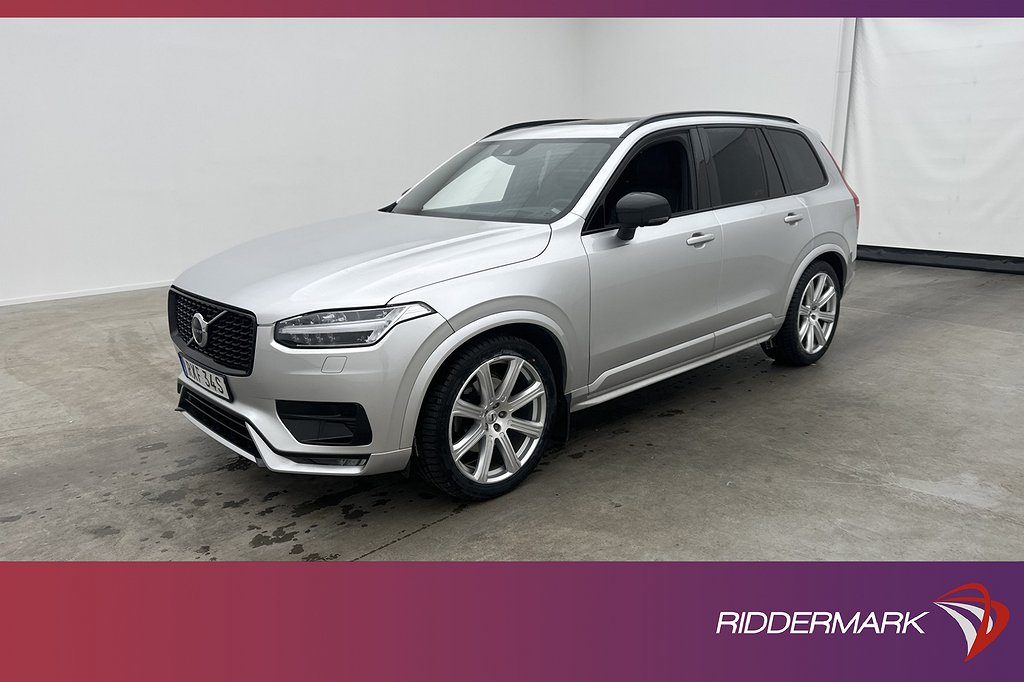 Volvo XC90 B5 AWD R-Design 7-sits VOC Pano B&W Luft 360 Drag