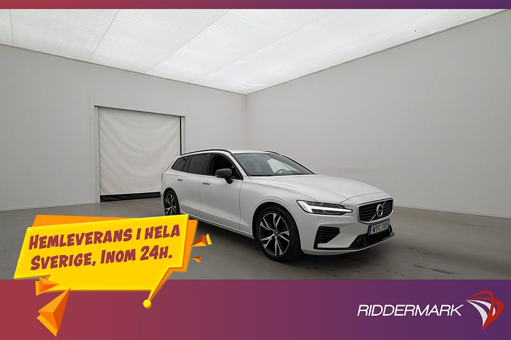 Volvo V60 T8 Recharge 392hk AWD R-Design Värmare 360° Drag