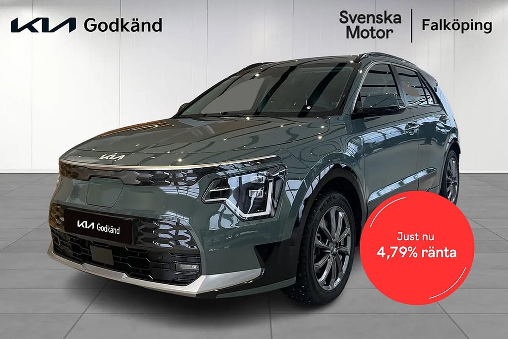 Kia Niro EV Action | Vinterhjul | Godkänd | 4.79% Räntekamp...