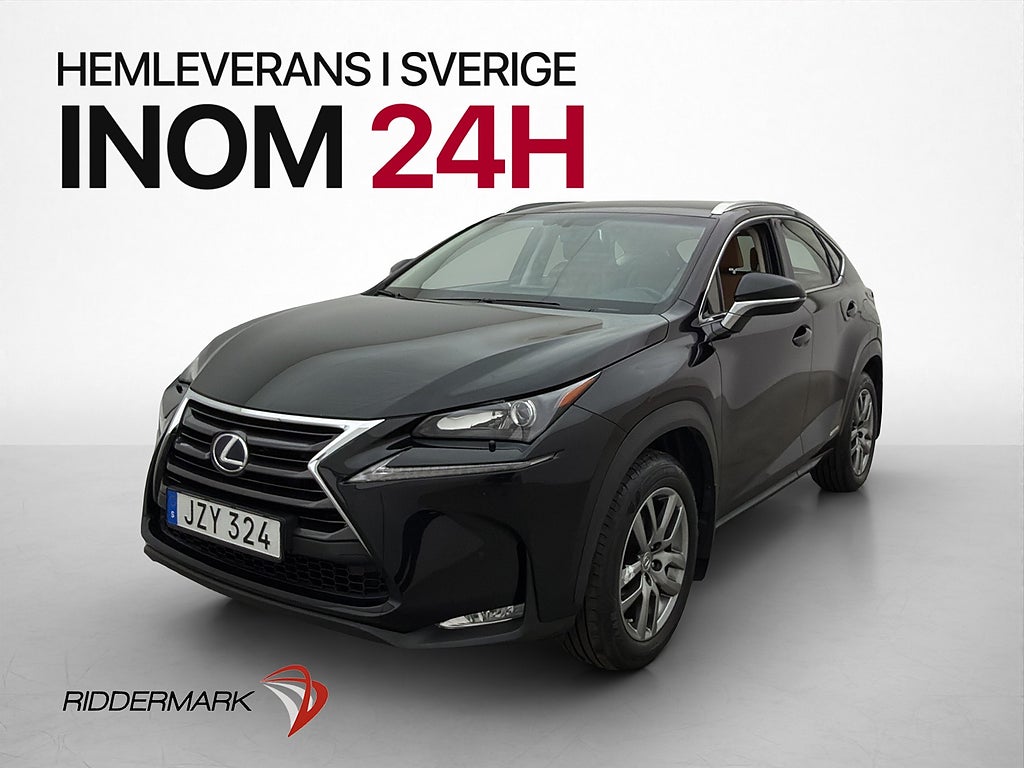 Lexus NX 300h 2.5 AWD E-CVT 197hk Kamera Navi Skinn Drag