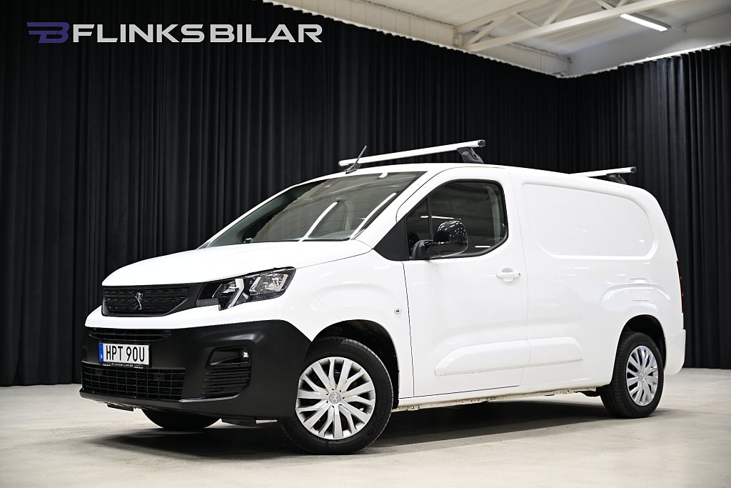 Peugeot Partner 130HK L2|Automat|Inredd|Drag|Värmare|Backkamera|Lågmil