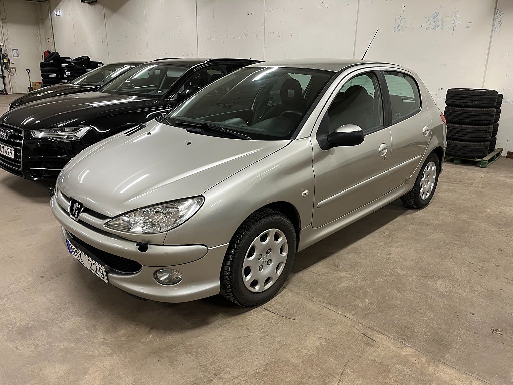 Peugeot 206 5-dörrar 1.4 XS Euro 4, 1 Ägare sedan ny!