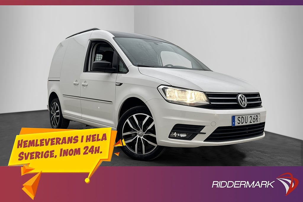 Volkswagen Caddy Exclusive Edt Värmare Dragkrok CARPLAY Moms