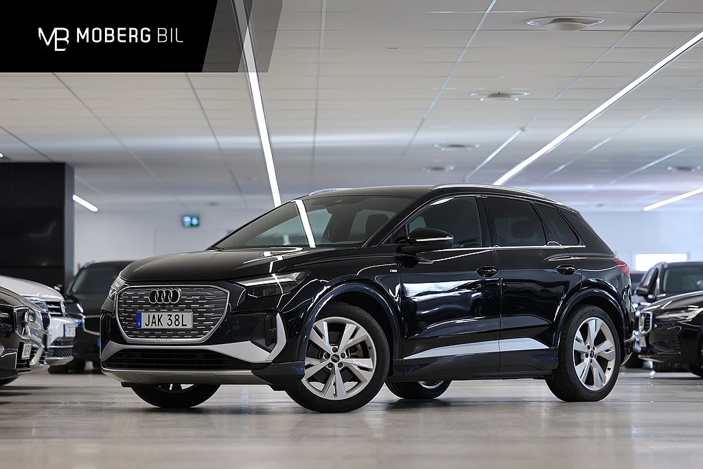 Audi Q4 40 e-tron 204hk S-Line Keyless Navi B-kamera Drag