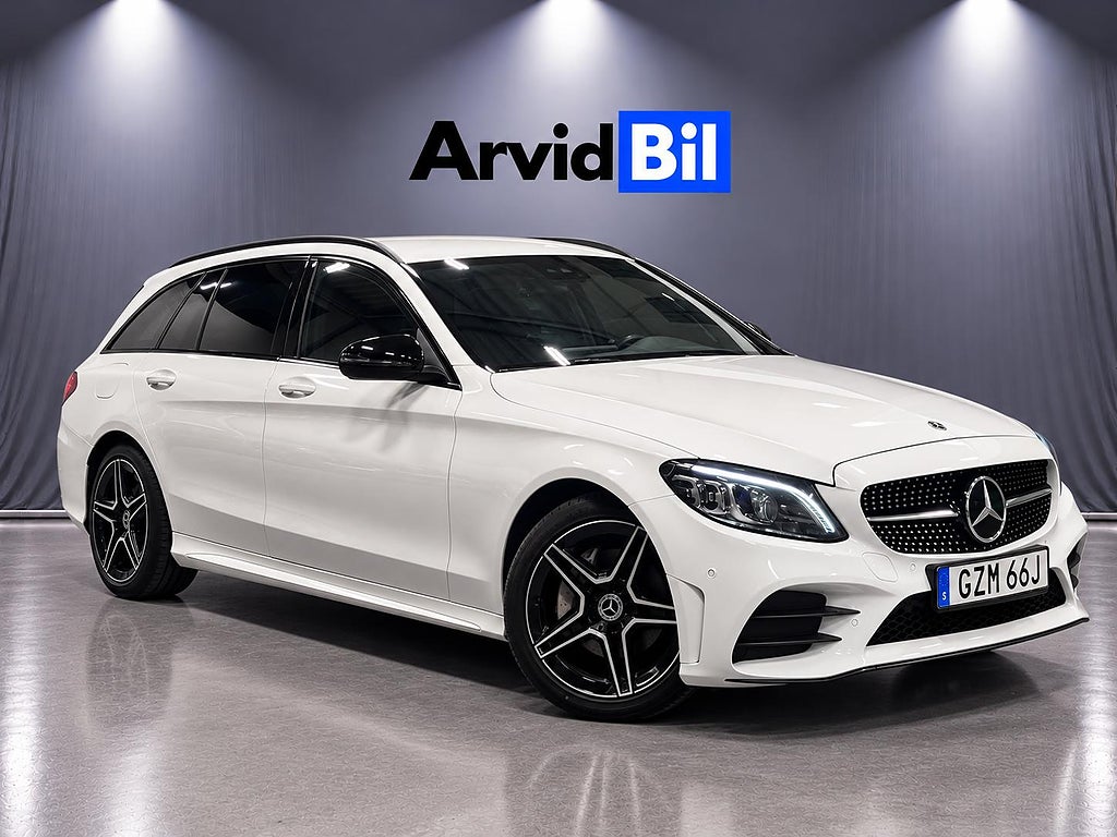 Mercedes-Benz C 220 d 220 T d 9G-Tronic AMG VÄRMARE DRAG KAMERA GPS NIGHT